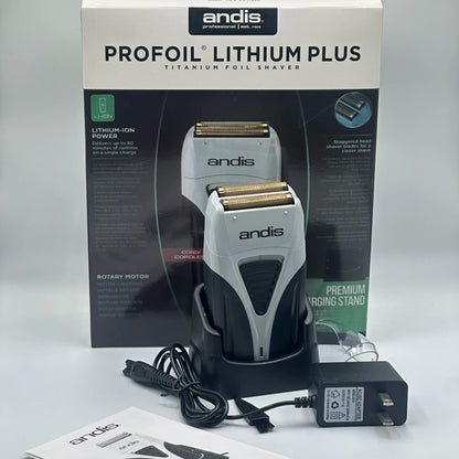 Andis Profoil Lithium Plus 17205 Electric Shaver – Barber Hair & Beard Razor for Men, Bald Shaving Machine
