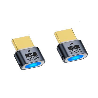 HDMI-Compatible Dummy Plug 4K HDR EDID Emulator – Virtual Monitor Headless Ghost Display Adapter, 4K@60Hz Support