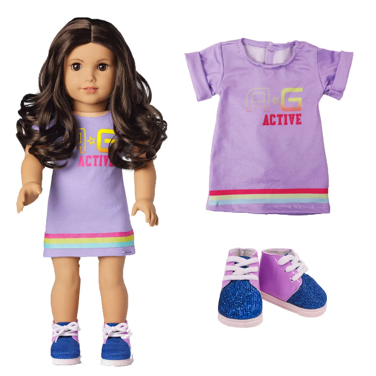 Official Doll Clothes & Accessories – Matching Style Outfits for 18-Inch American & 43cm Reborn Baby Dolls, Our Generation Girl Toys Gift