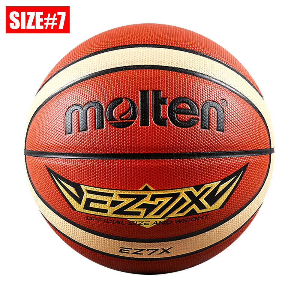 2025 Molten Basketball — Official Size 5/6/7 PU Indoor & Outdoor Ball for Men, Training, Match & Team Games