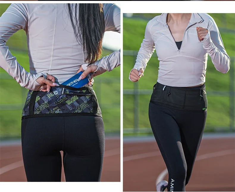 MAP BROTHER W1001 Woven Elastic Sports Waist Bag – Running, Triathlon, Marathon & Cycling Number Belt Pack