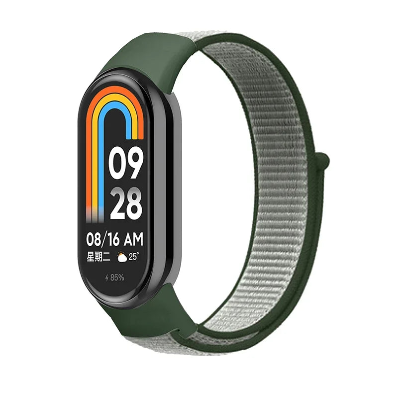 Sport Nylon Loop Strap for Xiaomi Mi Band 9 8 NFC – Replacement Wristband for Mi Band 7 6 5 4 3