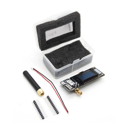 LILYGO TTGO Meshtastic LoRa32 ESP32 Development Board — SX1276/1278 Module 433/868/915MHz with 0.96" OLED, Low Power LoRa Module