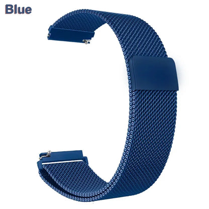 18mm-22mm Metal Watch Strap – Milanese Loop Bracelet for Garmin Vivoactive, Venu, Forerunner & SQ Series