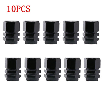4/10PCS Aluminum Car Tire Valve Stem Caps – Waterproof Airdust-Proof Rim Covers