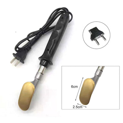 Electric Soldering Iron with Flat Tip Plastic Handle | Handheld Plastic Welding Machine for Car Bumper Repair