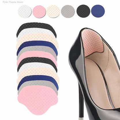 4pcs Heel Repair Patches – Breathable Shoe Hole Repair Stickers, Anti-Wear Heel Pads & Insoles Protector Inserts for Sneakers Foot Care
