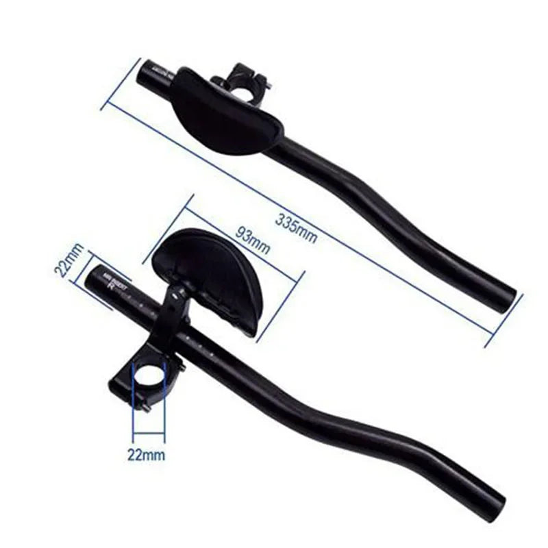 Aluminum Alloy Bicycle Handlebar Rest - Split TT Aero Bars for Long-Distance Cycling Comfort