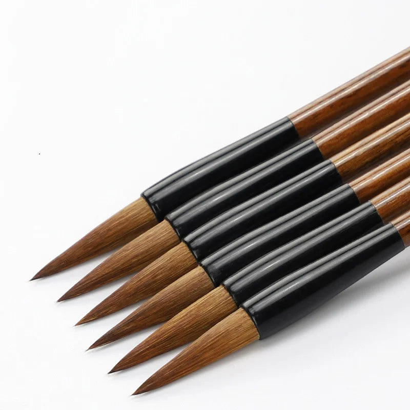 3PCS High-Quality Painting Brush Set – Large, Medium & Small Calligraphy Brushes for Writing & Art Painting Supplies