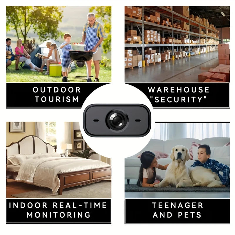 Xiaomi V720 Wireless HD Home Security Camera – WiFi, Mobile Remote, Indoor Plug-In, Multi-Scenario Use
