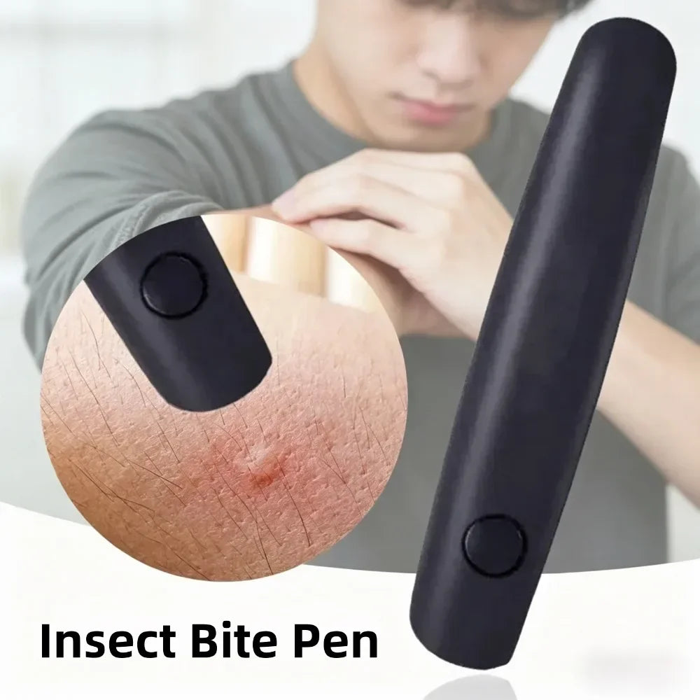 Electronic Mosquito Bite Relief Pen - Portable Insect Sting Itch & Swelling Soother for Outdoor Camping and Travel