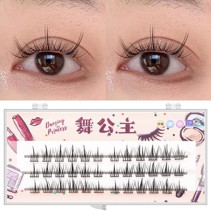 Individual Lash Extensions Kit – DIY Cluster Eyelash Book, False Lashes for Home Makeup