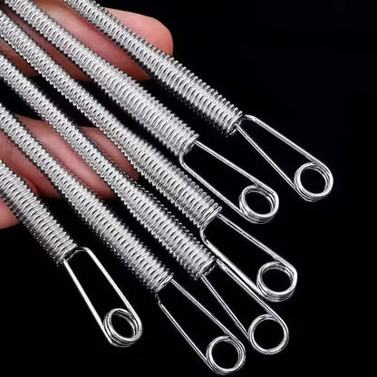 10/1PCS Rope & Drawstring Threader Tool — Bendable Spring Clip for DIY Sewing & Multi-Functional Accessories