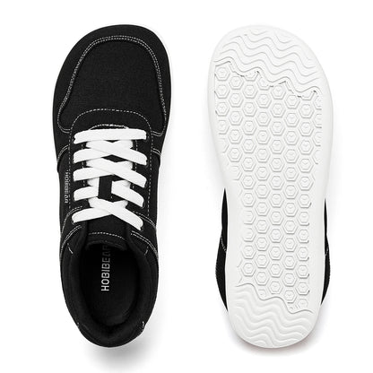 HOBIBEAR Unisex Barefoot Shoes – Lightweight Minimalist Walking Sneakers for Men & Women, Lace-Up Outdoor Running Shoes
