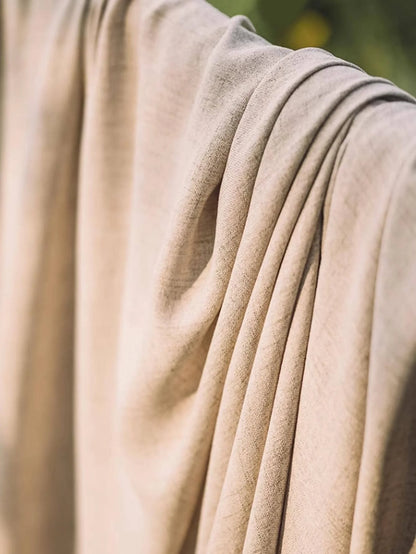 Thickened Cotton Linen Semi-Shading Curtains – Stylish Window Drapes for Bedrooms & Living Rooms