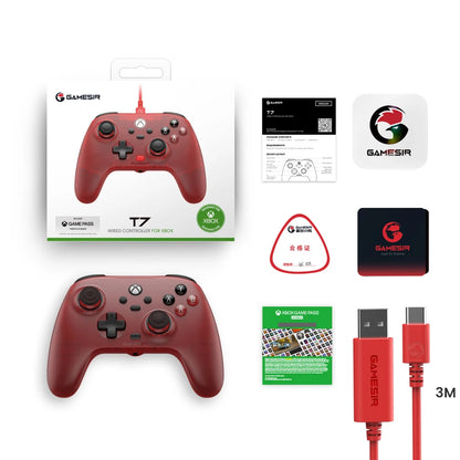 GameSir T7 Wired Xbox Controller – Gamepad for Xbox Series X/S & Xbox One with Hall Effect Joystick Trigger