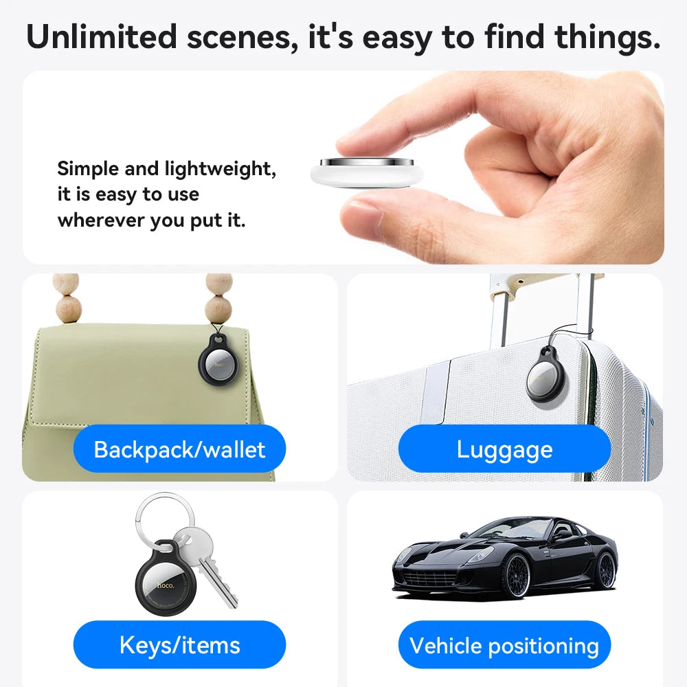 E91 Airtag Bluetooth GPS Smart Tracker Finder for Pet Dog Car Key Wallet Anti-Lost Device