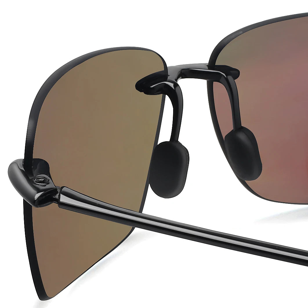 MAXJULI Polarized Sunglasses for Men & Women - Designer Fashion, Rimless Sports & Driving Eyewear (MJ8009)