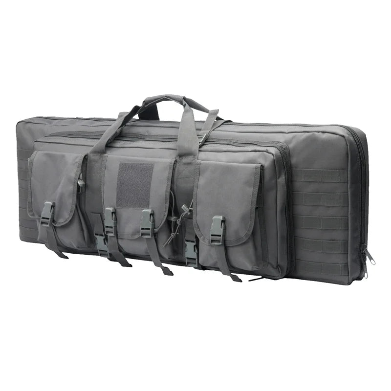 LQARMY Tactical Double Rifle Case – Molle Backpack Gun Holster for Hunting, Sniper & Airsoft (32/38/42/48 inch)