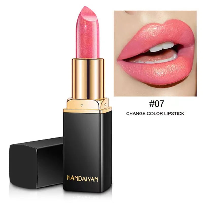 Handaiyan 9 Colors Lipstick – Glitter, Matte, Velvet, Nude, Shimmer, Sexy Red, Long-Lasting, Waterproof Professional Makeup
