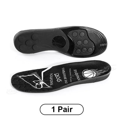 Spring Silicone Gel Insoles - Elastic Cushioning Sport Shoe Inserts for Basketball