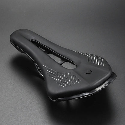 WEST BIKING Ultralight Road Bike Saddle | MTB Short Nose Bicycle Seat | PU Leather Hollow Prostatic Saddle | Bicycle Parts