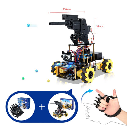 ACEBOTT Sensing Gloves Robot Car Kit - Gesture Control Smart Motion-Sensing Car for Arduino Learning & DIY Projects