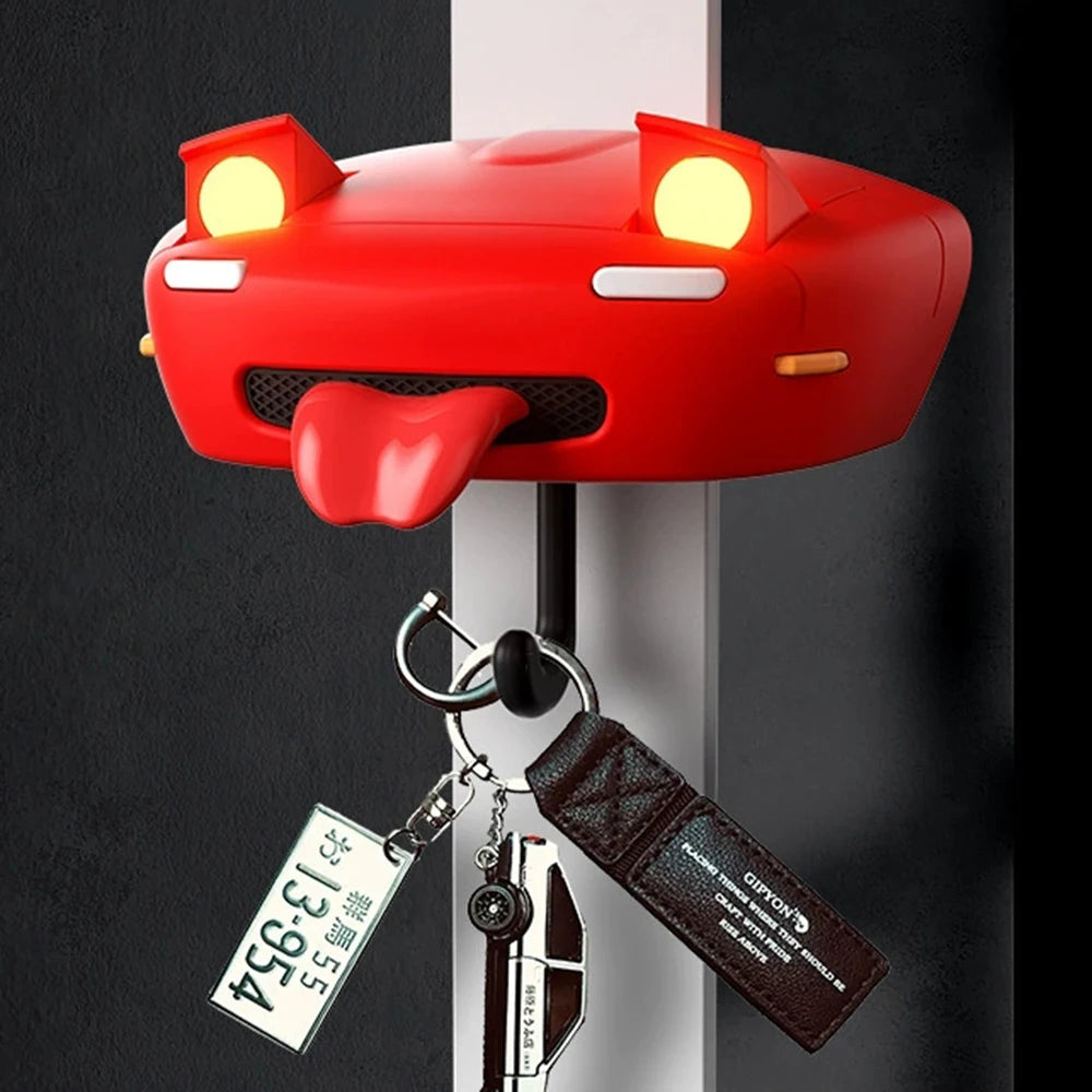 AE86 Car Headlight Key Holder - Creative Vehicle Keychain & Storage Rack for Car Decoration