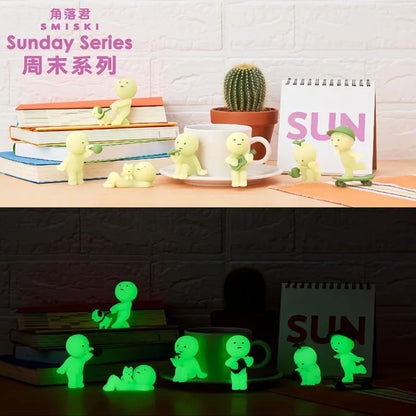Genuine SMISKI Sunday Series Blind Box – Cute Handmade Elf Night Light Toy, Full Box with Hidden Figures