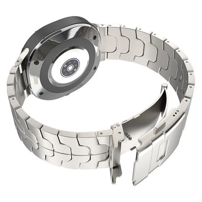 Stainless Steel Strap for Samsung Galaxy Watch Ultra 2025 – Metal Correa Band 47mm No-Gap Bracelet for Men