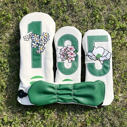 Golf Club Head Covers – 1pc/4pcs for Driver, Fairway Wood, Hybrid & Iron, Golf Accessories Supplies