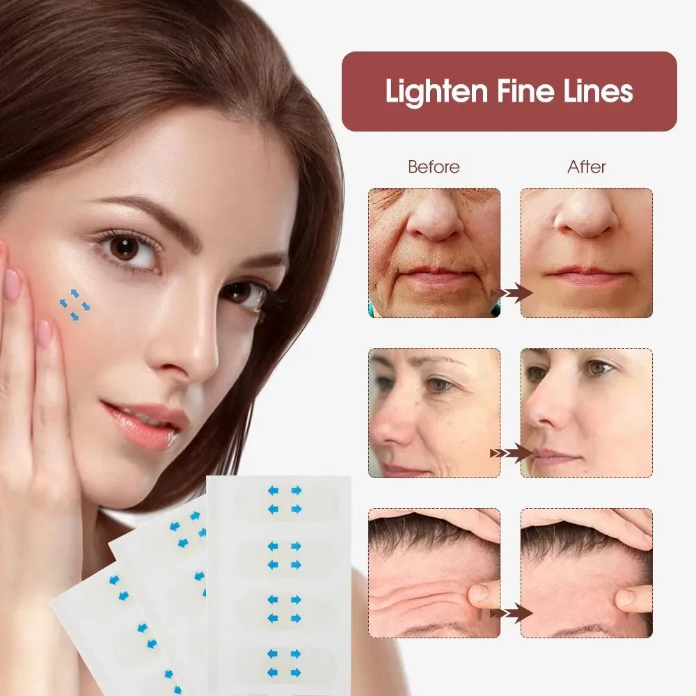 V-Shape Face Lifting Tape - Invisible Adhesive Wrinkle & Sagging Skin Face Stickers