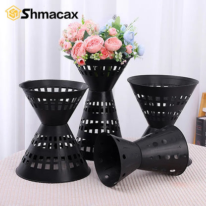 Plastic Flower Packaging Liner – Plant Stand & Fixed Bouquet Base for Floral Crafts and Supplies