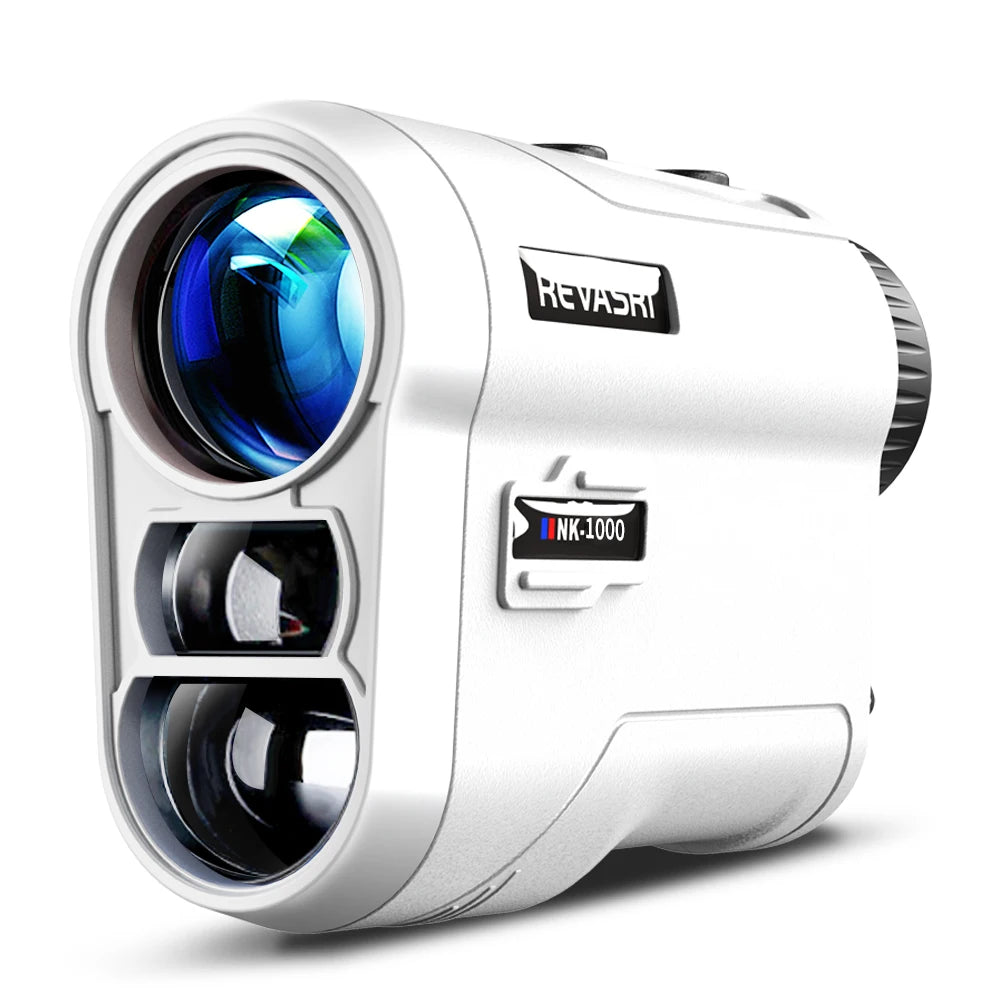 REVASRI 600M/Yard Golf Laser Rangefinder - Slope Compensation, Flagpole Lock, Vibration & USB Rechargeable for Golfing