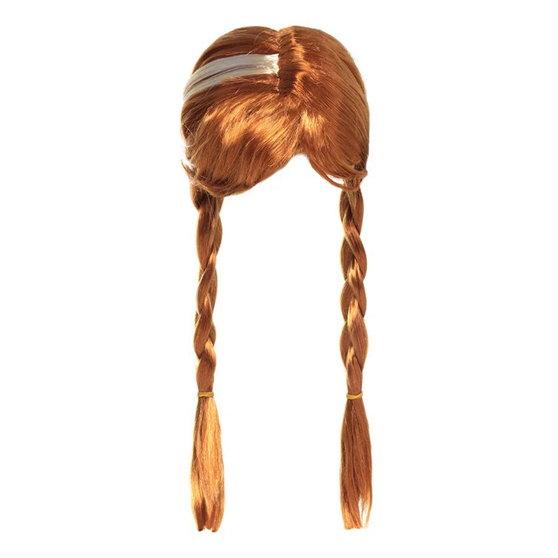 Princess Cosplay Wig for Girls - Synthetic Hair Halloween Birthday Party Costume Accessory