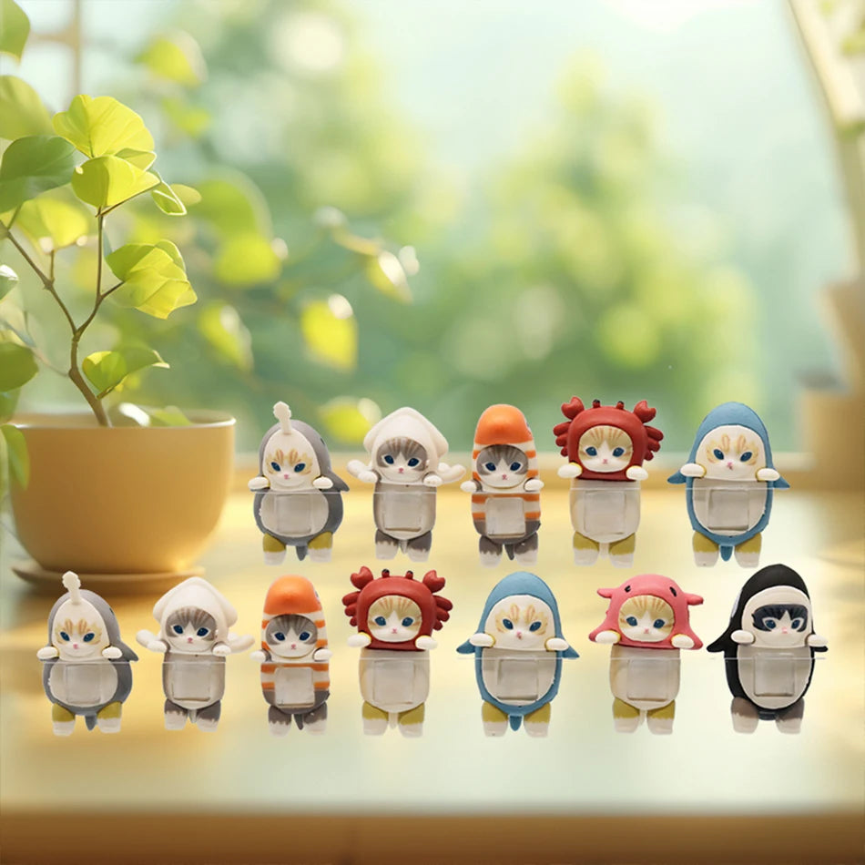 2024 Mofusand Blind Box Mini Anime Figures – Decorative Ornaments & Dolls for Fans, Kids' Christmas & Birthday Gifts