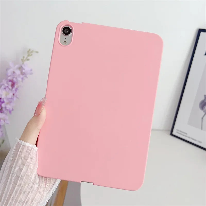 Soft Skin-Friendly iPad Case - Protective Cover for iPad Pro, Air, Mini and 10th/9th/8th/7th Gen