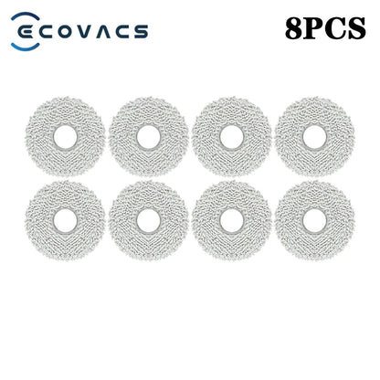 Ecovacs Deebot T30 Pro Omni / YEEDI M12 Pro+ Parts – Roller Brush, Side Brush, HEPA Filter, Dust Bag, Mop Cloth & Bracket