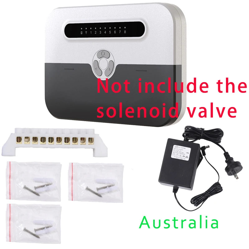 8 Station WiFi Smart Sprinkler Controller – Indoor Irrigation System, Remote Control via Phone, Alexa Compatible