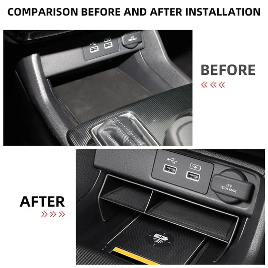 Car Center Console Storage Box for Honda Civic 11th Gen FE 2022–2025 – Interior Organizer & Holder Tray Accessories