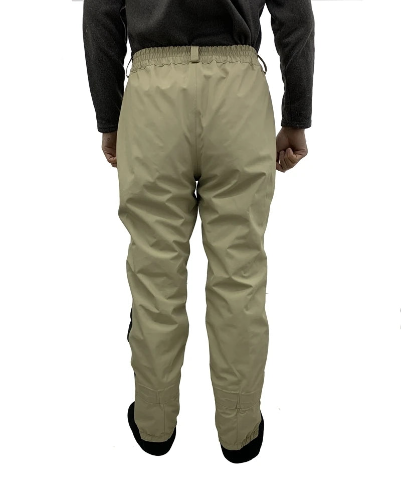 3 Layer Breathable Waterproof Fly Fishing Waist Waders – Stockingfoot High Pant Waders for Duck Hunting & Wading