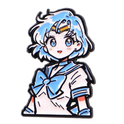 Cartoon Anime Enamel Brooch Pins – Kawaii Metal Badge Jewelry for Clothing & Backpack Gifts