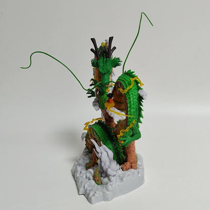 24cm Dragon Ball Anime Figure — Goku & Shenron PVC Statue for Collection & Room Decor