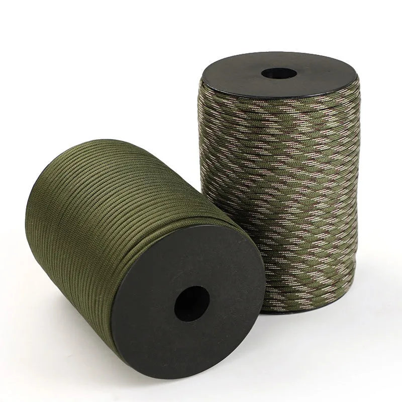 100M 550 Military Standard Paracord Rope – 9 Core 4mm Outdoor Survival, Parachute Cord for Tent, Umbrella, Lanyard Strap
