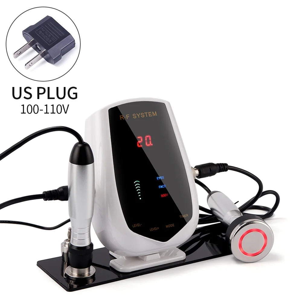 5MHz Radio Frequency RF Lifting Machine – Tripolar RF Facial and Body Device for Skin Tightening, Eye Care, and Neck Wrinkle Removal