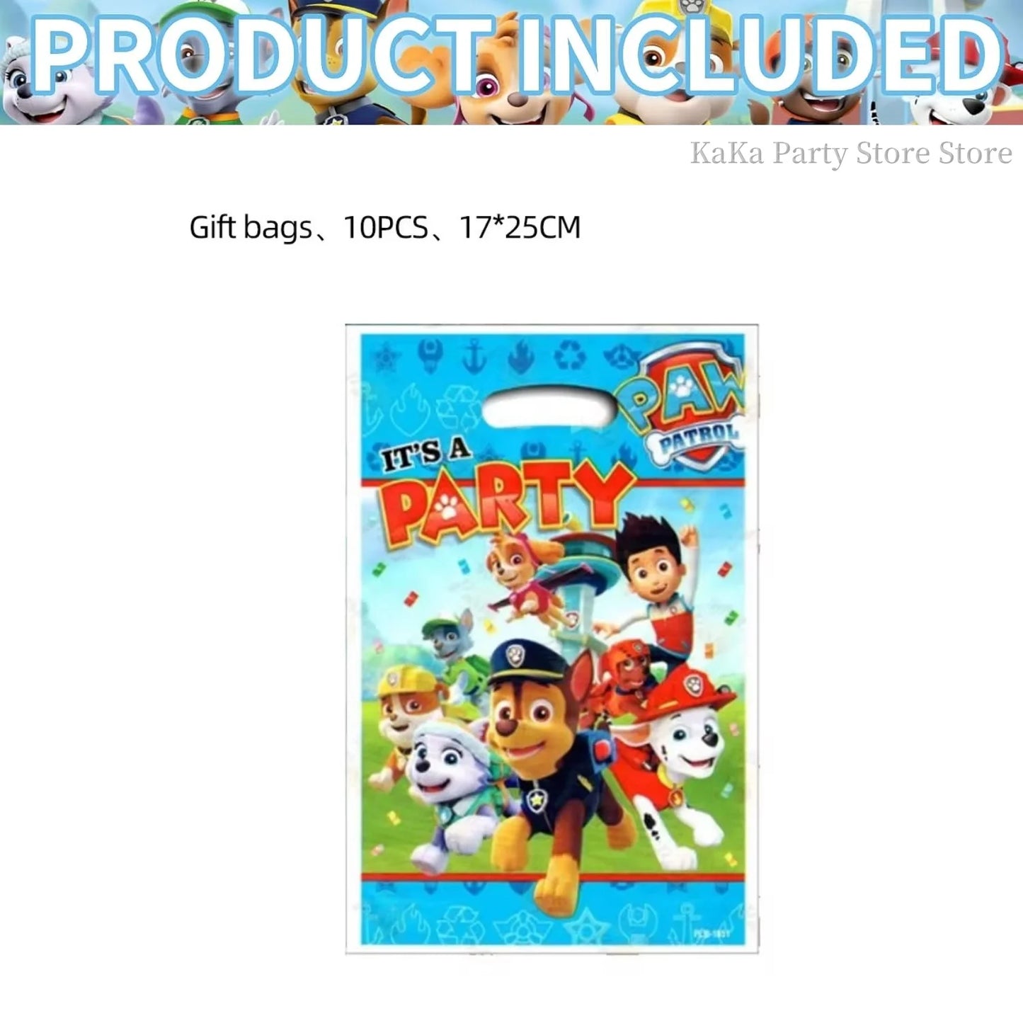 PAW Patrol Birthday Party Supplies Set – Tablecloth, Plates, Cups & Balloons Kids Party Decor for Birthday, Baby Shower & Favors