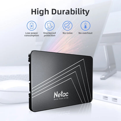 Netac 2.5'' SATA SSD – 128GB to 4TB Internal Solid State Drive for PC, SATA3 Hard Drive