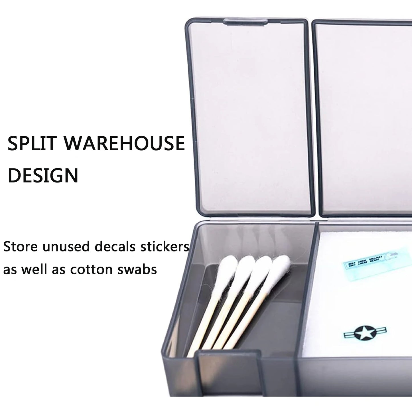 Joystar Model Water Decal Box - DIY Model Craft Sticker Moisturizing & Decal Application Tool