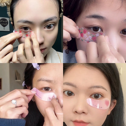Blackwings Reusable Silicone Cooling Eye Patches – Gel Eye Mask for Dark Circles & Puffy Eyes (6 Pairs)
