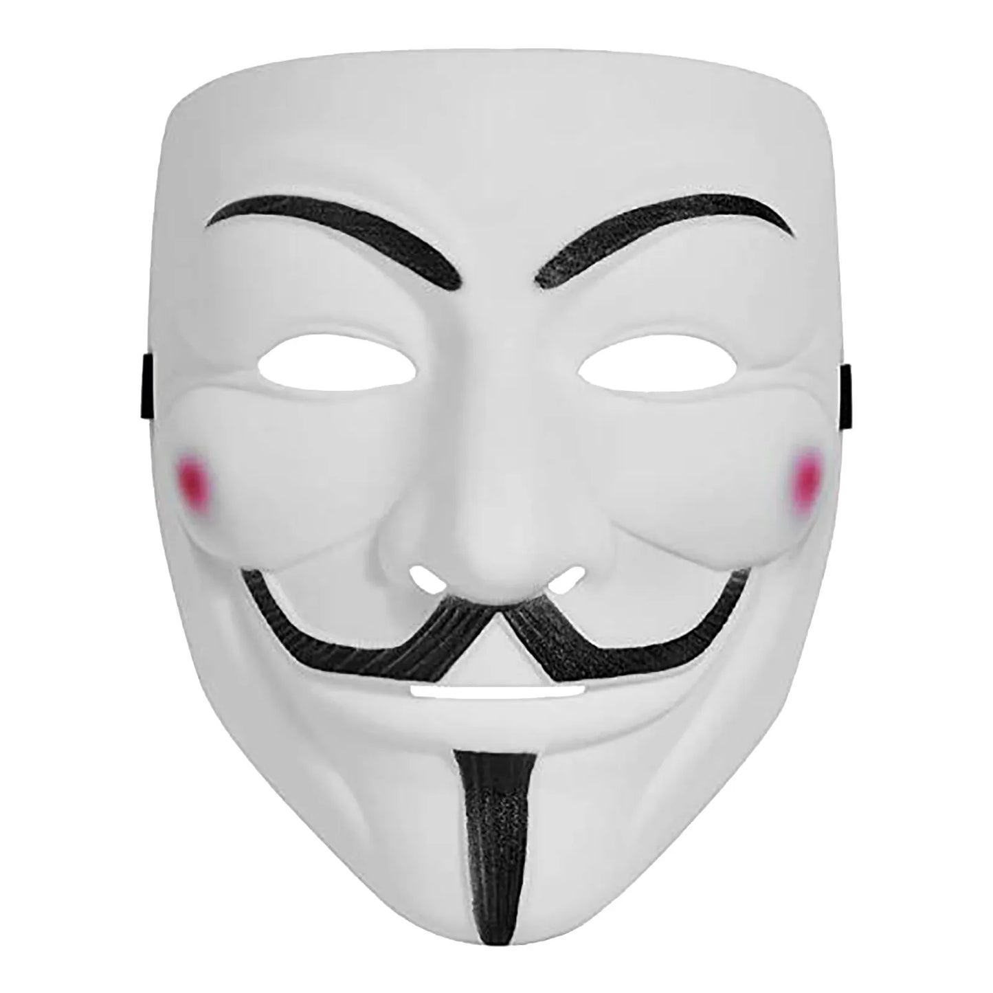 Anonymous Movie Masquerade Face Mask – Halloween Cosplay Prop for Adults & Kids